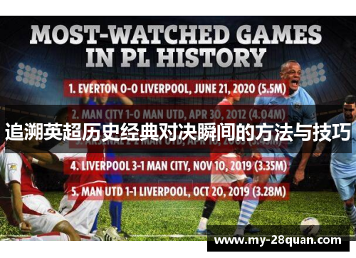 追溯英超历史经典对决瞬间的方法与技巧 追溯英超历史经典对决瞬间的方法与技巧