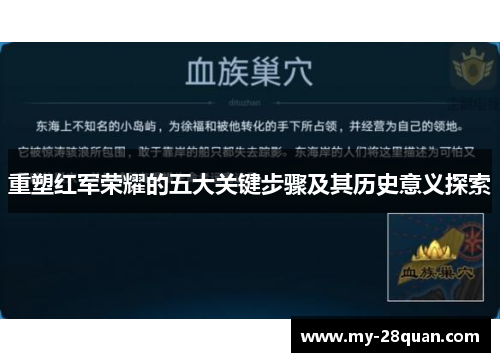 重塑红军荣耀的五大关键步骤及其历史意义探索